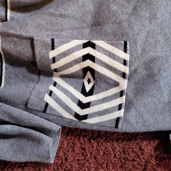 Rachel Zoe Very nice knit jacket sweater with hood and waist tie - Picture 2 of 8